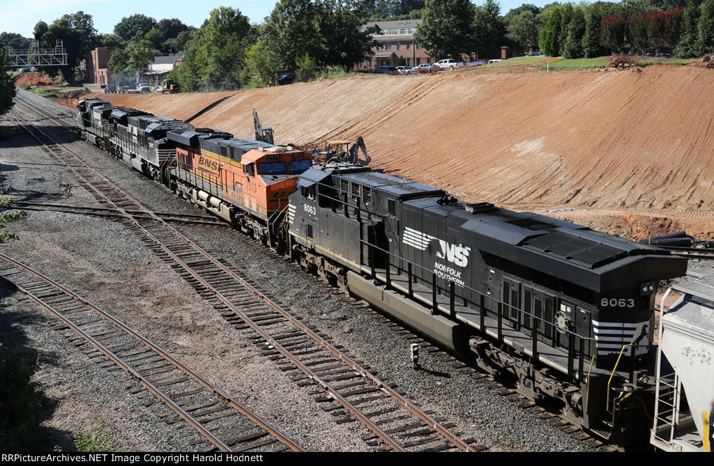 NS 8950 leads train 351 across Boylan Junction